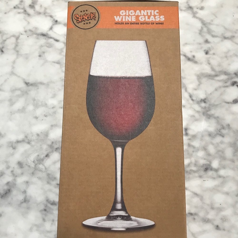 New! Gigantic Wine Glass